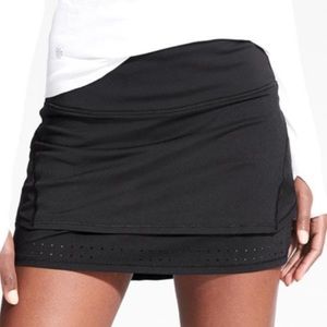 Athleta Stealth Black skort